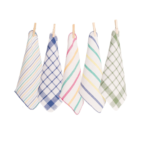 RANS Dishcloths 30x30cm - 100% Cotton - SET OF 5